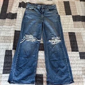 American Eagle Outfitters Super High-Rise Baggy Wide Leg Jeans